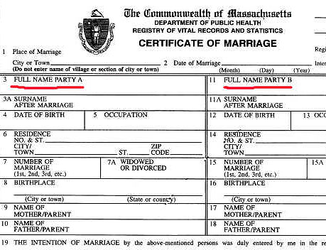 Gay Marriage License 22