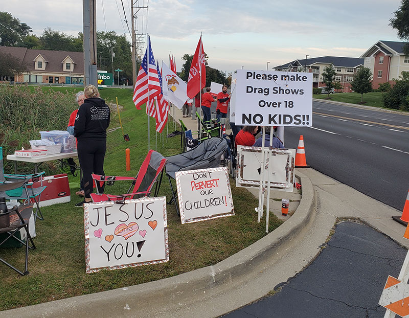 Parents protesting